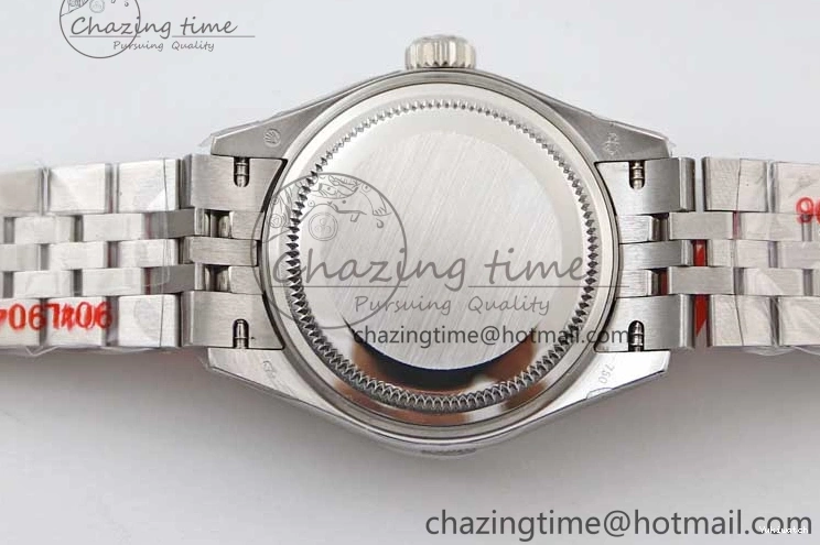 SS on Silver Steel Lady Bracelet 1:1 904L 28 TWF Best Dial DateJust President Edition NH05 0426